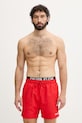 Calvin Klein kopalne kratke hlače moške rdeča LV00N61015