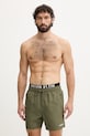 Calvin Klein pantaloncini da bagno da uomo verde LV00N61015