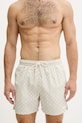 Calvin Klein plavecké šortky pánske LV00N61027 béžová SS26