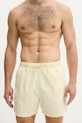Calvin Klein kopalne kratke hlače moške LV00N61027 rumena SS26