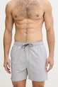 Calvin Klein plavecké šortky pánske LV00N61040 sivá SS26