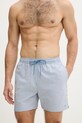 Calvin Klein kratke kupaće hlače za muškarce LV00N61040 plava SS26