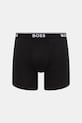BOSS bokserki męskie bawełniane z elastanem 3-pack 50538142 czarny SS26