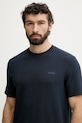 BOSS tricou loungewear bărbătesc din modal Shirt bleumarin 50527377