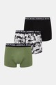 Karl Lagerfeld boxerky pánské bavlněné s elastanem 3-pack zelená B2M47003