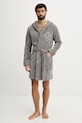 CR7 Cristiano Ronaldo szlafrok z kapturem męski bawełniany szary 8740.93.5