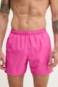 HUGO szorty kąpielowe męskie TONAL_LOGO 50561222 różowy SS26