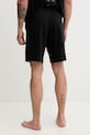 HUGO σορτς πιτζάμας ανδρικά βαμβακερά SPRAY_SHORTS 50559719 μαύρο SS26