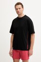 HUGO tričko pánske bavlnené TIKI T-SHIRT čierna 50561117