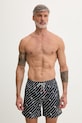 Guess pantaloncini da bagno da uomo x North Sails blu navy M6GZ20.W2170