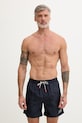 Guess pantaloncini da bagno da uomo x North Sails blu navy M6GZ20.W2170