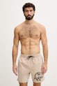 Guess szorty kąpielowe męskie beżowy F6GT01.WN162