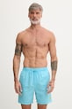 Guess pantaloni scurți de baie pentru bărbați albastru F6GT24.WG282