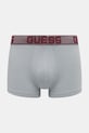 Guess Bokserki męskie bawełniane z elastanem JOE 3-pack szary U6GG13.K6YW1