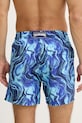 Odzież Vilebrequin szorty kąpielowe męskie MOOREA MOOEB126 granatowy