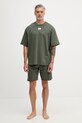 Fila piżama dwuczęściowa męska bawełniana FPS1240 zielony SS26