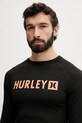 Hurley лонгслив для плавания для мужчин чёрный MLEU00002