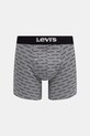 Levi's bokserki męskie bawełniane z elastanem 2-pack 37149.1264 szary SS26