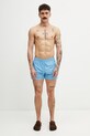MM6 Maison Margiela szorty kąpielowe męskie MYBM40130 niebieski