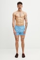 MM6 Maison Margiela szorty kąpielowe męskie MYBM40130 niebieski