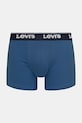 Levi's bokserki męskie bawełniane z elastanem 3-pack 37149.1229 niebieski SS26