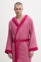 United Colors of Benetton Halat de baie din pânză terry pentru femei din bumbac roz 64PDV800I