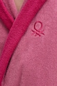 United Colors of Benetton Halat de baie din pânză terry pentru femei din bumbac 64PDV800I