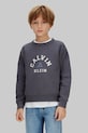 Calvin Klein Jeans bluza bawełniana dziecięca nadruk szary IB0IB02619.128.176.PPY2