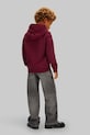 Calvin Klein Jeans bluza bawełniana dziecięca IU0IU00679.128.176.PPY2 bordowy