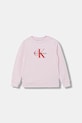 Calvin Klein Jeans bluza bawełniana dziecięca pozostałe różowy IU0IU00714.116.PPY2