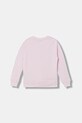 Calvin Klein Jeans bluza bawełniana dziecięca IU0IU00714.116.PPY2 różowy SS26