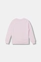Calvin Klein Jeans bluza bawełniana dziecięca IU0IU00714.116.PPY2 różowy SS26