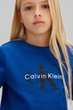 Calvin Klein Jeans bluza bawełniana dziecięca IU0IU00714.116.PPY2 niebieski