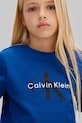 Calvin Klein Jeans bluza bawełniana dziecięca IU0IU00714.116.PPY2 niebieski