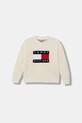 Tommy Hilfiger sweter dziecięcy aplikacja beżowy KB0KB10071.104.122.PPY2