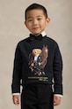 Polo Ralph Lauren bluza bawełniana dziecięca nadruk czarny 322A10261001