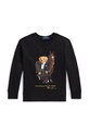 Polo Ralph Lauren bluza bawełniana dziecięca 322A10261001 czarny SS26