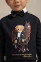 Polo Ralph Lauren bluza bawełniana dziecięca 322A10261001 czarny