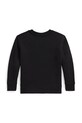 Chłopiec Polo Ralph Lauren bluza bawełniana dziecięca 322A10261001 czarny