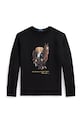 Polo Ralph Lauren bluza bawełniana dziecięca 323A10261002 czarny SS26