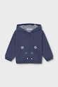 Mayoral bluza niemowlęca z kapturem granatowy 1407.3G.Baby.PPY2