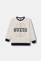 Детски суичър Guess еластичен бежов L6RQ18.KCCH0.PPY2