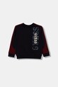 Guess bluza bawełniana dziecięca nadruk granatowy N6RQ01.KA6R4.PPY2