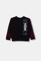 Guess bluza bawełniana dziecięca nadruk granatowy N6RQ01.KA6R4.PPY2