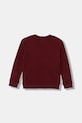 Guess bluza bawełniana dziecięca N6RQ03.KAD74.PPY2 bordowy SS26