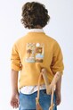 Mayoral bluza dziecięca z elastanem żółty 3434.5D.Mini.PPY2