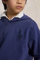 Polo Ralph Lauren кофта з капюшоном дитяча з бавовною 323A12245001 темно-синій