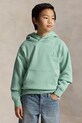 Дитяча кофта Polo Ralph Lauren з капюшоном бірюзовий 323A12273002