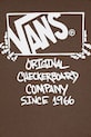 Αγορίστικα Vans παιδική μπλούζα με κουκούλα και κουμπιά VN000TEBFST1 καφέ