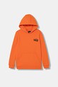 Παιδική βαμβακερή μπλούζα Vans στάμπα πορτοκαλί VN000VY6FLM1